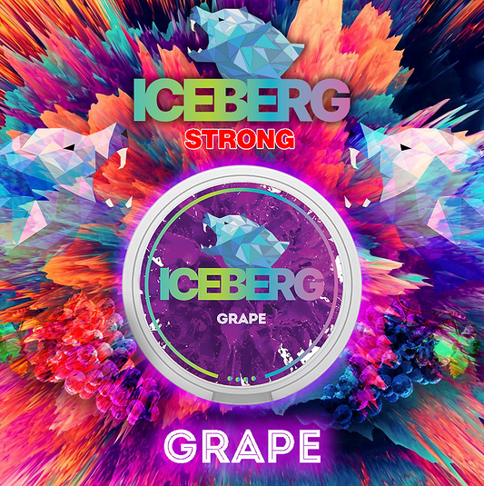 Iceberg Grape Nicotine Pouches, Nicotine Pouches UK, Nicotine Pods UK, Cheap Snus UK, 